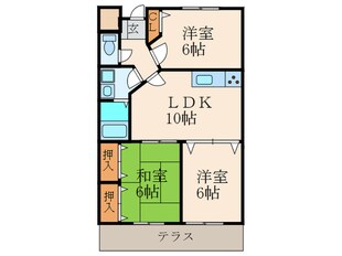 ボヌール守恒Ⅱの物件間取画像